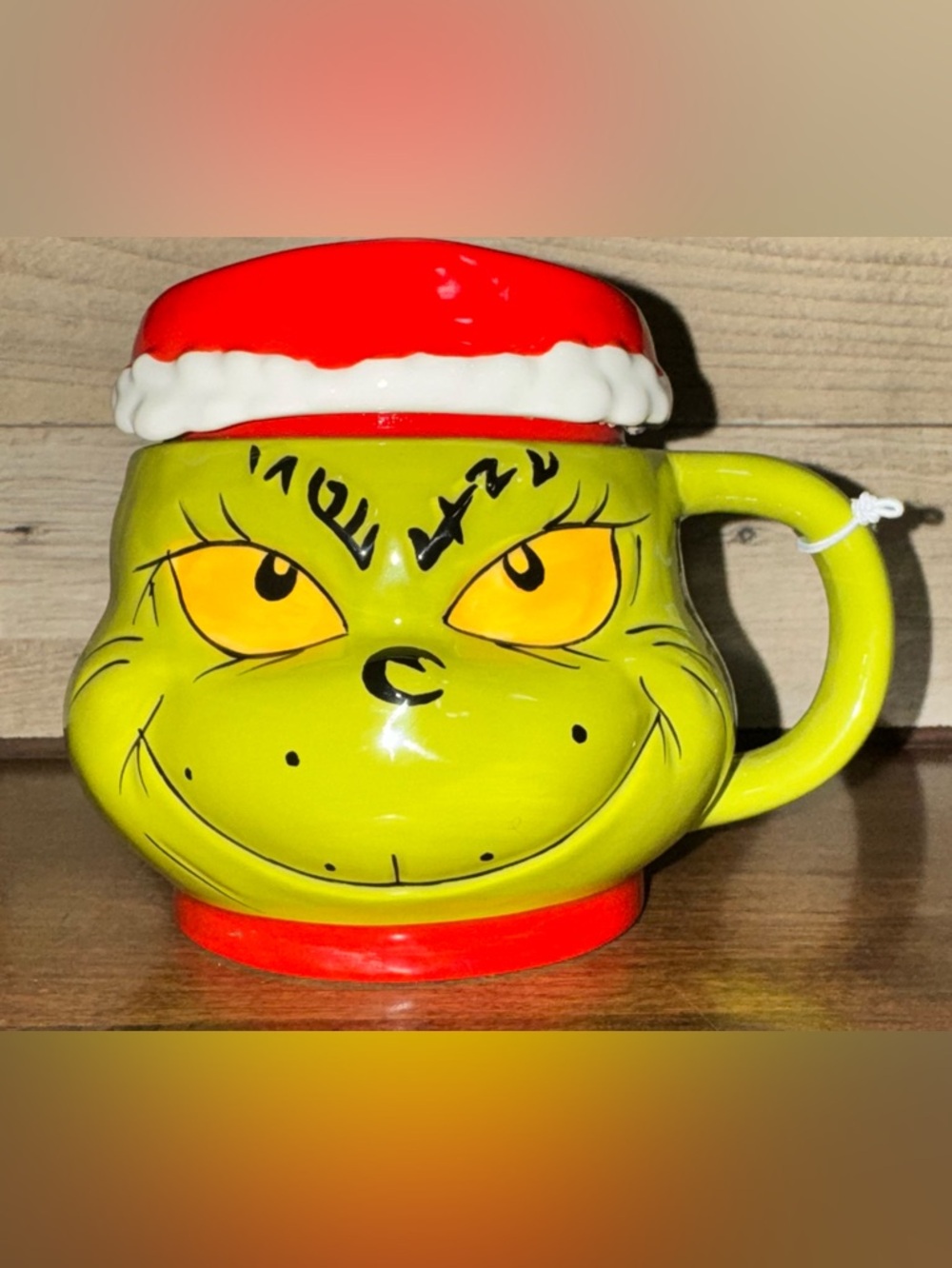 Super Cute 🥰 The Grinch 3D Face  Mug Set - NEW
